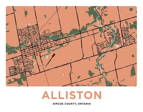 street map of alliston