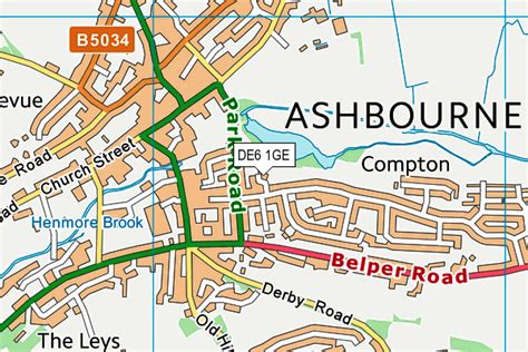 street map of ashbourne