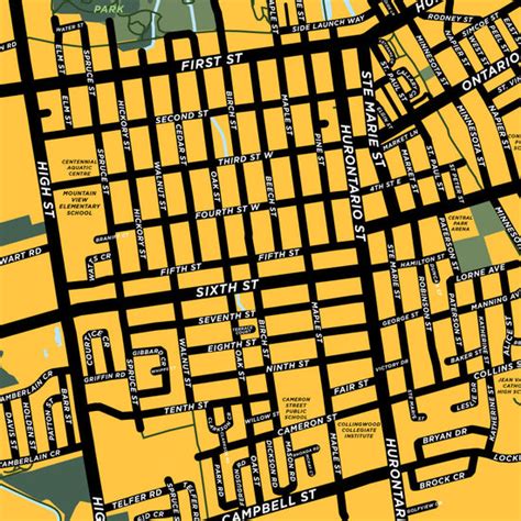 street map of collingwood