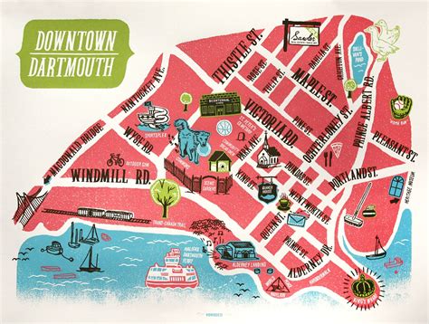 street map of dartmouth ns