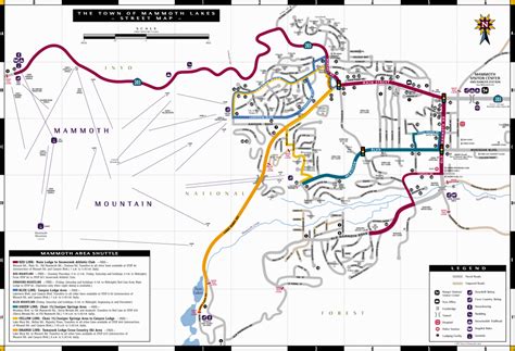street map of mammoth lakes california