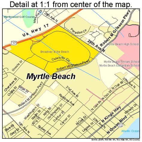 Street Map Of Myrtle Beach