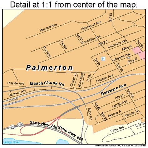 street map of palmerton pa