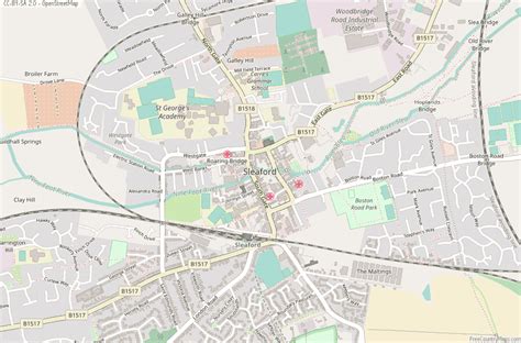 street map of sleaford