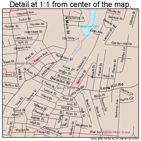 street map of waterbury connecticut