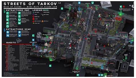 All Exfil Locations on Streets of Tarkov in Escape From Tarkov