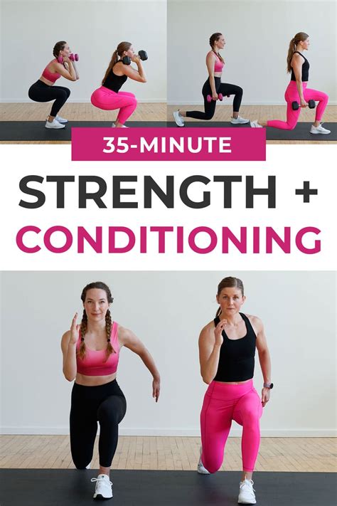 strength and conditioning exercises examples