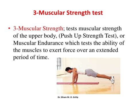 Strength Fitness Test Examples