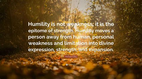 Strength in Humility