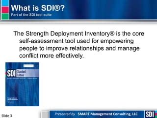 Strength Deployment Inventory (SDI) Updates The Comvia Group