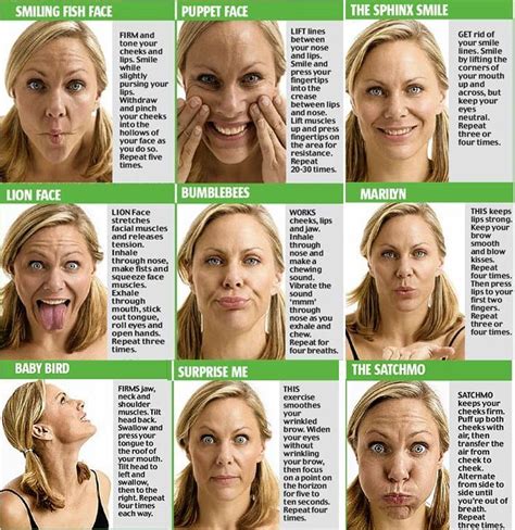 strengthen face muscle exercises
