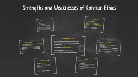 strengths of kantian ethics