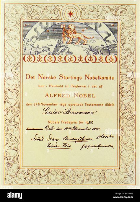 stresemann nobel peace prize