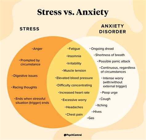 stress fear anxiety symptoms