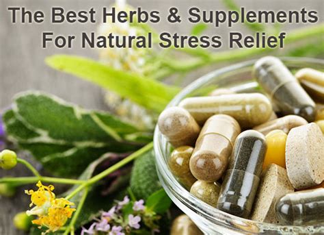 Stress Supplements Herbs
