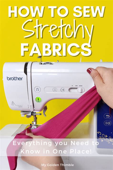 Stretch Fabric Sewing Machine Settings