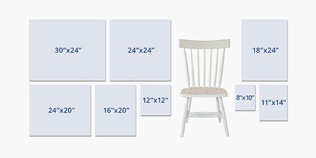 Stretched Canvas Sizes