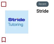 stride tutoring dashboard