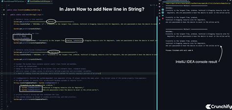 String Add New Line Java