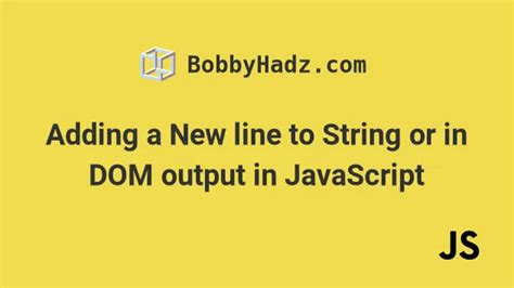 String Adding New Line