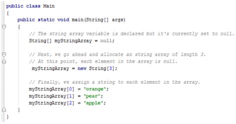 string array programming questions in java
