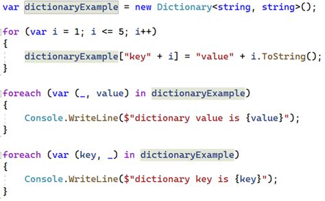 String As Dictionary Key C#