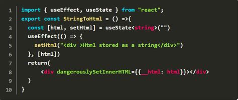String As Html C#