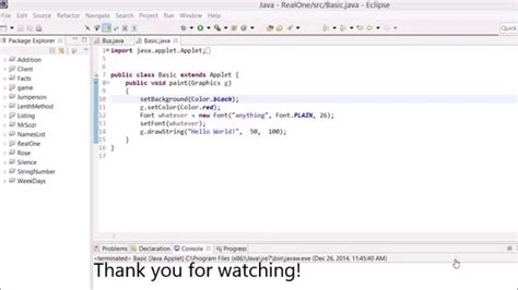 String Background Color Java