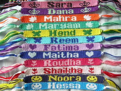 String Bracelet Name Patterns