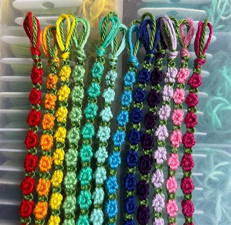 String Bracelets Flower