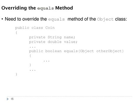 String Class Override Equals Method