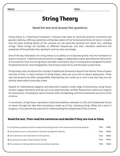 String Class Reading