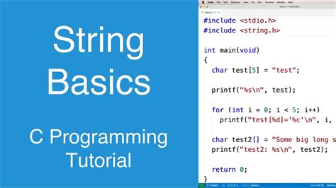 String Coding In C Language