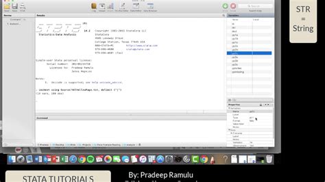 String Command Stata