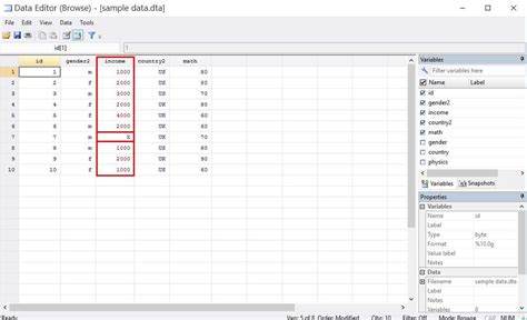 String Data In Stata