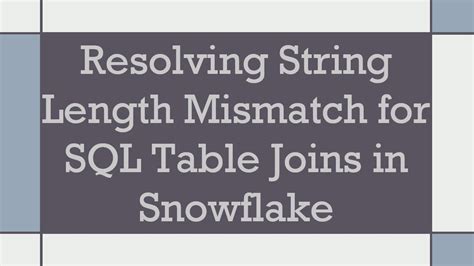 String Data Length Mismatch Sql Server