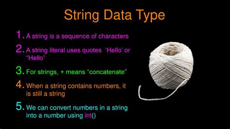 String Data Meaning