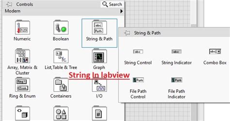 String Data Type In Labview