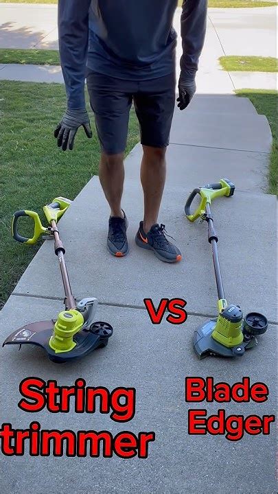 String Edger Vs Blade Edger
