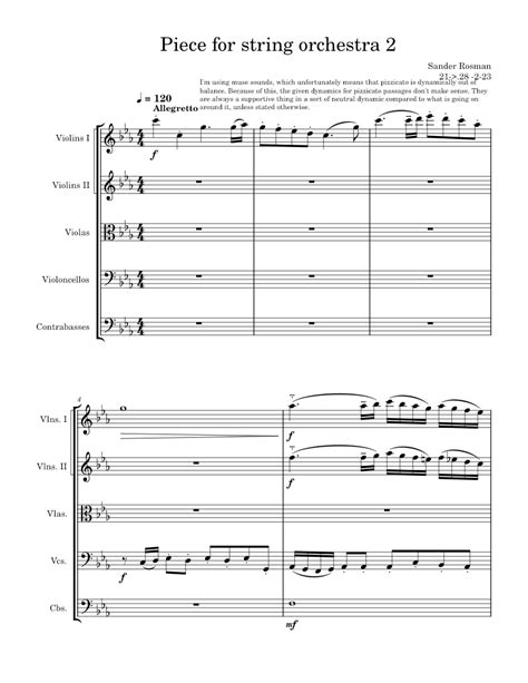 String Ensemble Musescore