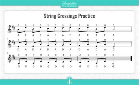 String Exercises Violin