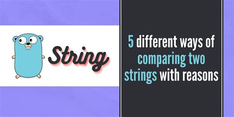 String Golang Compare