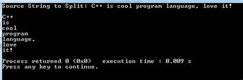 String In C With Space