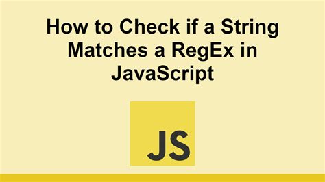 String In Javascript Regex