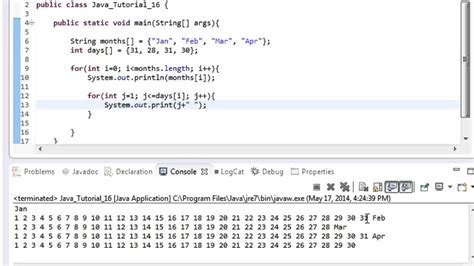 String In Loop Java