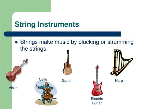 String Instruments Make A Sound
