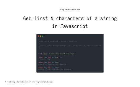 String Javascript N