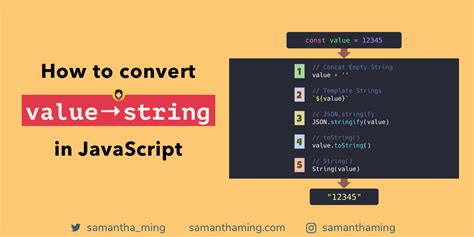 String Js How To Convert