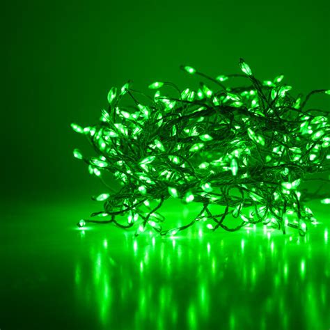 String Lights Green Wire