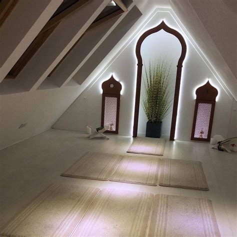 String Lights in Prayer Room